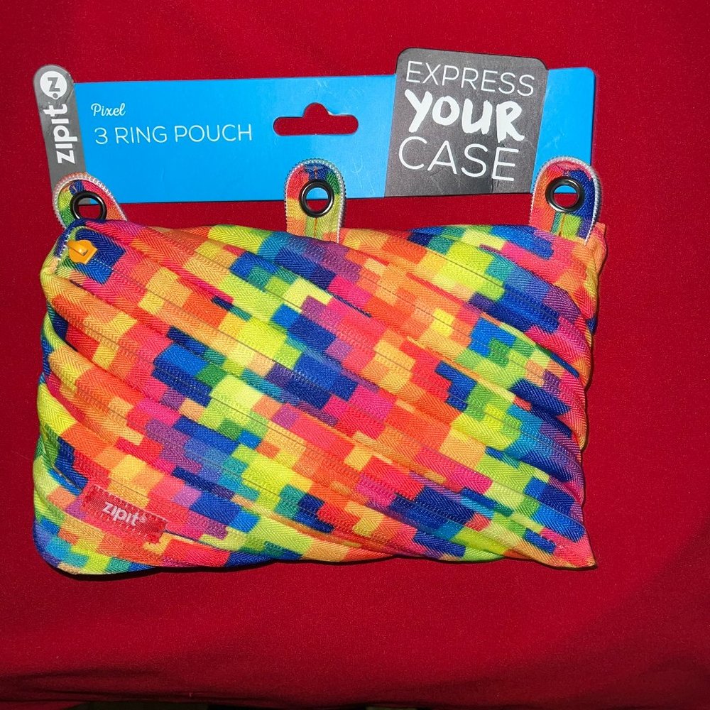 COLORZ 3 RING POUCH NWT